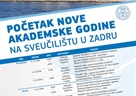 Početak nove akademske godine na Sveučilištu u Zadru